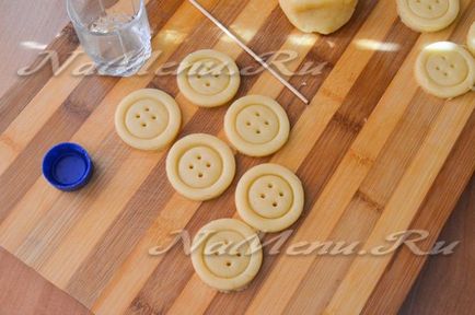 Печиво у вигляді гудзики, рецепт з фото