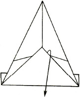 Петрушка орігамі - схема зборки орігамі по кроках