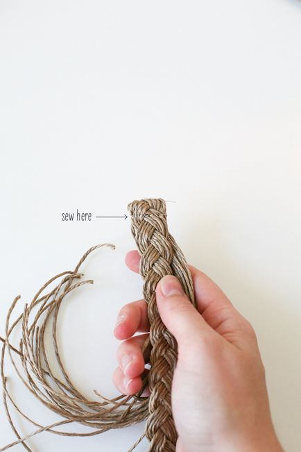 Плетений ремінець з шпагату