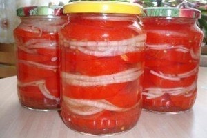 Tomate tăiate cu ceapă pentru iarnă - rețete pentru gătit