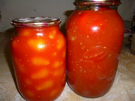 Доматите от собствени домати сок за зимата, как да се направи рецептата за възрасти, зелено, чесън,