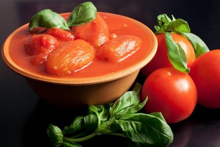 Помідори у власному соку томати на зиму, як зробити, рецепт на століття, зелені, з часником,