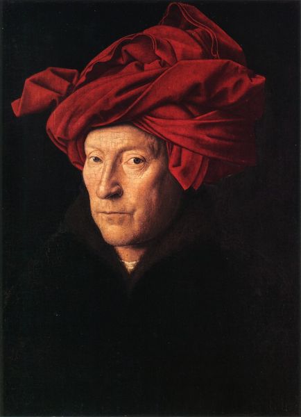 Portretul unui bărbat într-un turban roșu - artrue