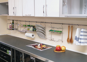 Beneficiile de balustradă pe dispozitivul de bucătărie, instalare, aspecte pozitive