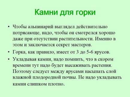 Презентація «альпійська гірка»