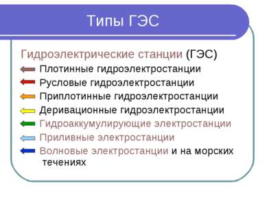 Prezentare - stații hidroelectrice (ges) - descărcare gratuită