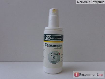 Gombaellenes Pharmstandard termikon spray külső használatra - „segített