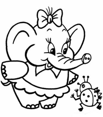 Розмальовки для найменших дітей зайка, кішка, їжачок, гриб і ін