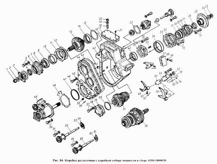 Distribuirea casetei 4310 și repararea aparatului