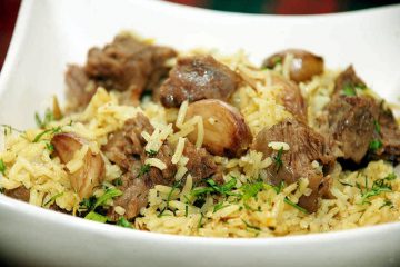 Рис з м'ясом - смачний рис з тушкованою яловичиною