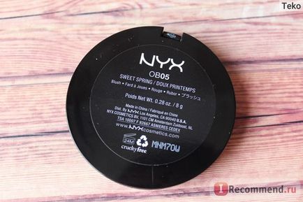 Рум'яна nyx ombre blush fard ombre - «~~ дуже яскраві рум'яна! Рожеві, неонові, в чудовому відтінку