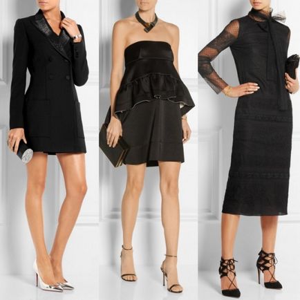 З чим носити чорне плаття - великий вибір варіантів з фото