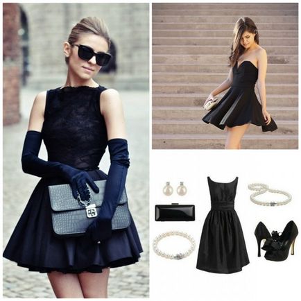 Cu ce ​​să poarte o rochie neagră - o selecție largă de opțiuni cu o fotografie