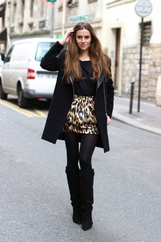 Cu ce ​​să poarte o fustă leopard de moda sfaturi, fotografii, idei