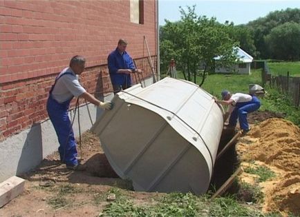 Sistem de canalizare local autonom septic pentru cabane