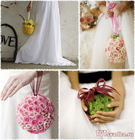 Bile de flori în nunta de design foto - portal de nunta aici nunta