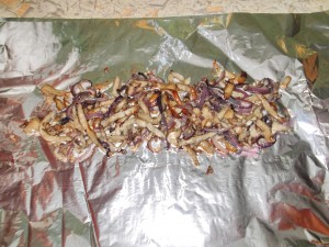 Скумбрія запечена з грибами, жіночі слабкості