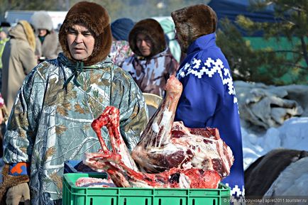 Összeszedte a rénszarvas pásztorok, vadászok és halászok a falu Russkinskaya, visszajelzést aprel2011 turista (gyűjtés) Összeszedte a rénszarvas pásztorok, vadászok és halászok a falu Russkinskaya, visszajelzést turisták aprel2011