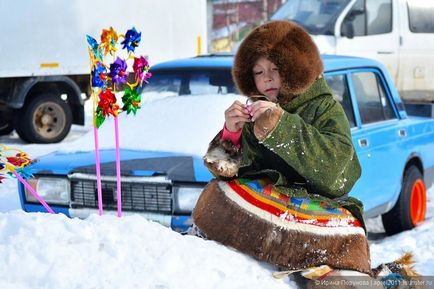 Întâlnire cu păstorii de ren, vânători și pescarii din satul rusesc, un vârf de la aprel2011