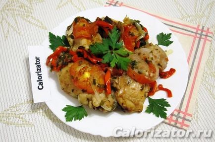 Juicy chakhokhbili de la pui - cum să gătesc, o rețetă cu fotografii pe trepte, conținut caloric