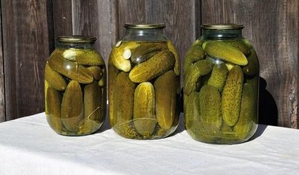 Pickles a téli nélkül ecet recept