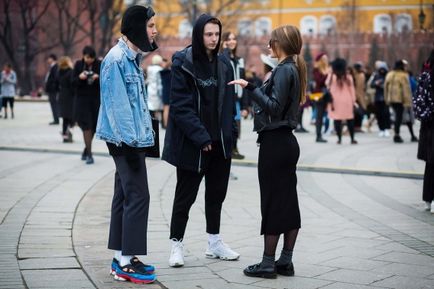 Street style, hogyan kell viselni a fekete bőrdzsekit (fotó)