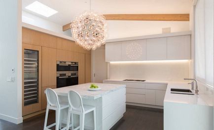Світла кухня (57 фото) як зробити дизайн маленької кутовий кухонної кімнати змдф, дуба, з