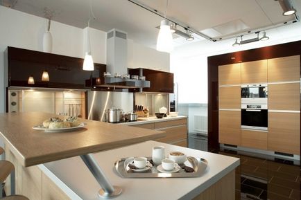 Світла кухня (57 фото) як зробити дизайн маленької кутовий кухонної кімнати змдф, дуба, з