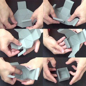 Схеми коробочок з паперу для збірки своїми руками