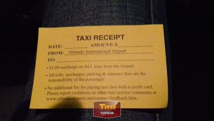 Taxi în America, un blog al mașinilor într-un taxi