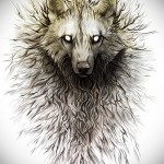 Wolf tatuaje schițe, variante, idei și imagini