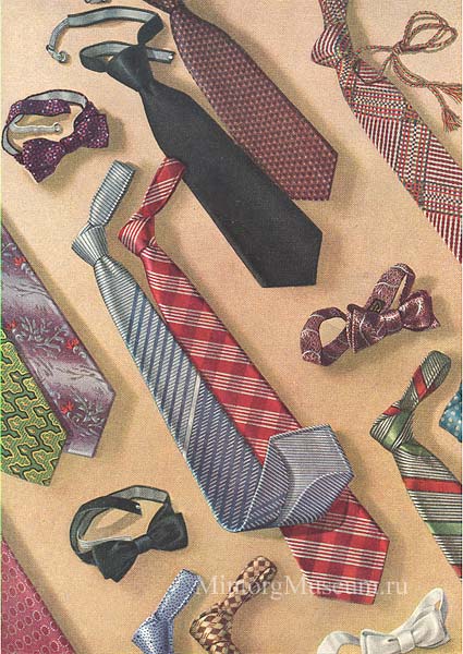 Товарний словник, г, краватки