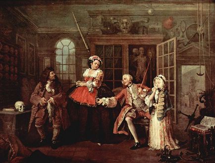 William Hogarth căsătorie à-la-mode (căsătorie de modă)