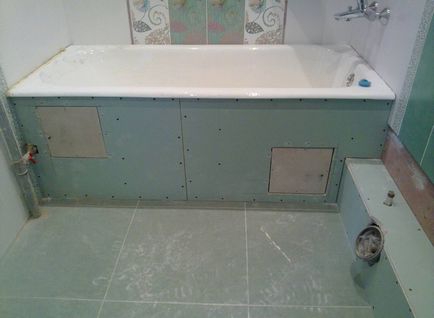 Укладання плитки на гіпсокартон у ванній кімнаті - як класти правильно