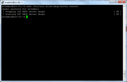 Instalarea și configurarea serverului dhcp pe ubuntu