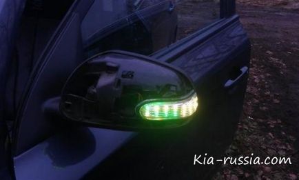 Instalarea LED-urilor în repetoare kia ceed - totul despre mașinile kia, kia