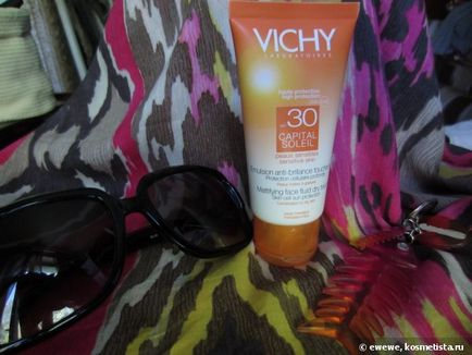 Vichy capital soleil maturizare față lichid uscată atinge spf 30 - lichid de maturare pentru fata cu un înalt