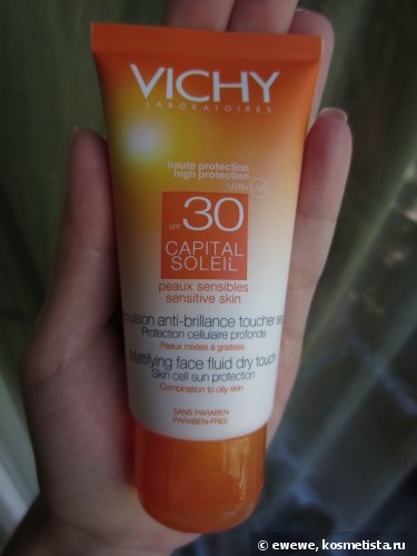 Vichy tőke soleil mattító arc folyadék száraz tapintású SPF 30 - mattírozza folyadék az egyének magas