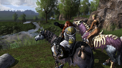 A Lord of the Rings Online - a történet harci lovak mellett Rohan lovasai