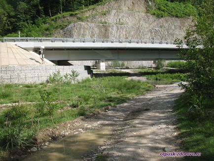 Cascada gurii balaurului din Soči