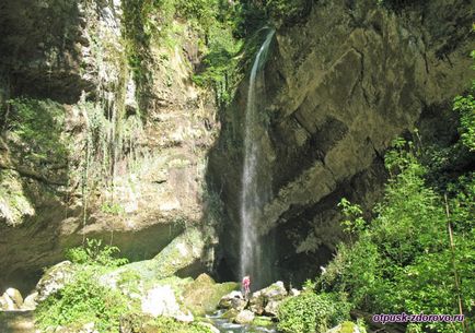 Cascada gurii balaurului din Soči