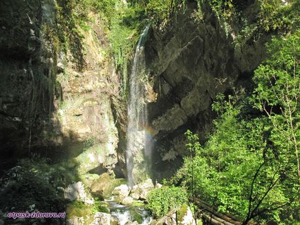 Cascada gurii balaurului din Soči
