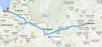 У подорожі по життю як дістатися з Москви до Латвії на машині дві дороги і наш вибір