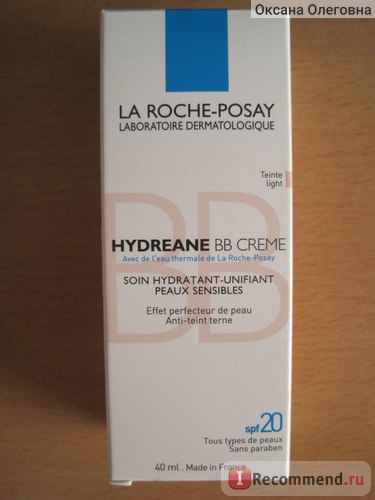 Cc krém La Roche Posay hydreane - hidratáló bb krém érzékeny bőrre - „nem hang