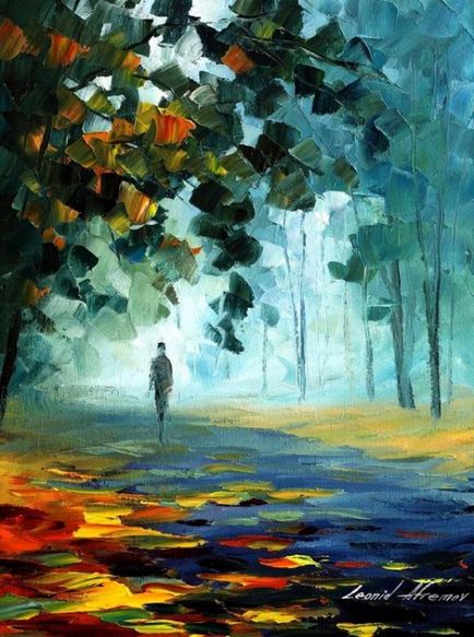 Alkotó Leonid Afremov, fényes művészeti (Afremov) Alkotó Leonid Afremov, fényes művészeti