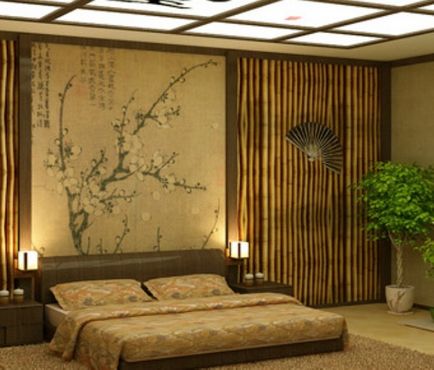 Stilul japonez în interior, culoarea orientală în design