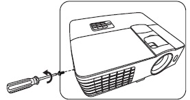 Înlocuirea lămpii în proiectorul benq w1070