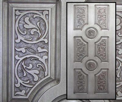 Înlocuirea panoului din MDF de pe ușa metalică a structurii metalice de intrare