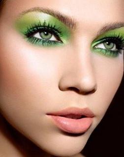 Зелений колір очей природна краса