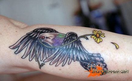 Semn de porumbel Tattoo - Poze cu tatuaje